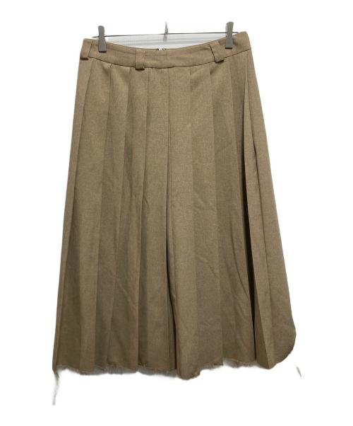 provoke（プロヴォーク）provoke (プロヴォーク) 23SSstudent skirt スカート ブラウン サイズ:Fの古着・服飾アイテム