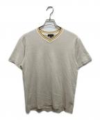 COMME des GARCONS HOMME PLUSコムデギャルソンオムプリュス）の古着「ラメVカットソー」｜ベージュ