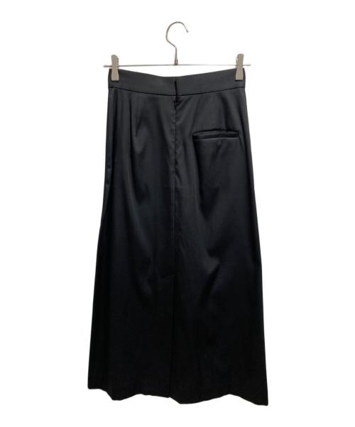 LE CIEL BLEU（ルシェルブルー）LE CIEL BLEU (ルシェルブルー) Color Block Pleated Insert Skirt／カラーブロックプリーツインサートスカート ブラック サイズ:36の古着・服飾アイテム