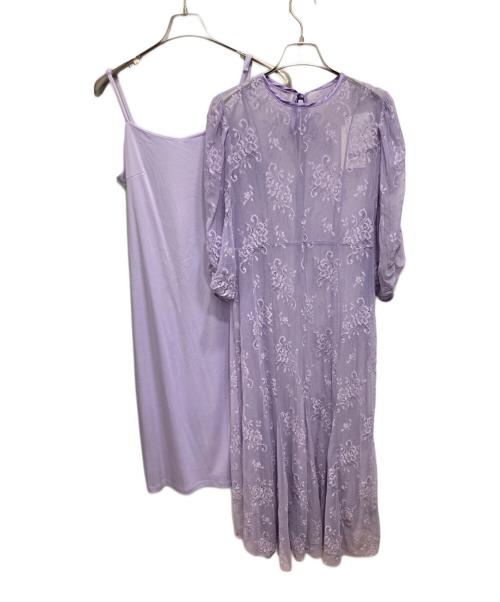 RANDEBOO（ランデブー）RANDEBOO (ランデブー) レースワンピース パープル サイズ:1の古着・服飾アイテム