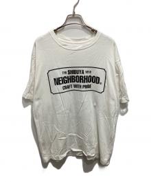 NEIGHBORHOOD（ネイバーフッド）の古着「ロゴプリントTシャツ」｜ホワイト