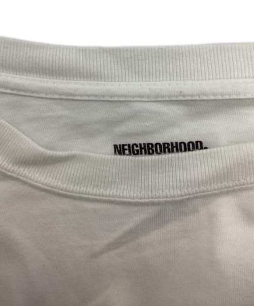 NEIGHBORHOOD（ネイバーフッド）NEIGHBORHOOD (ネイバーフッド) ロゴプリントTシャツ ホワイト サイズ:Mの古着・服飾アイテム