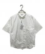 THOMAS MASONトーマスメイソン）の古着「オーバーサイズ 半袖シャツ」｜ホワイト