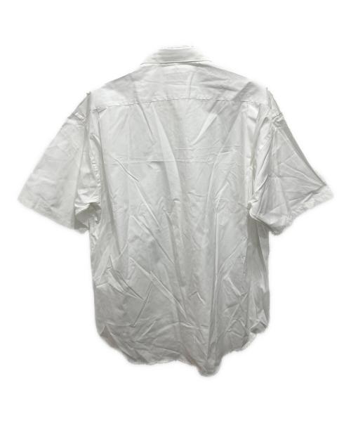 THOMAS MASON（トーマスメイソン）THOMAS MASON (トーマスメイソン) オーバーサイズ 半袖シャツ ホワイト サイズ:L 未使用品の古着・服飾アイテム