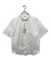 THOMAS MASON（トーマスメイソン）の古着「オーバーサイズ 半袖シャツ」｜ホワイト