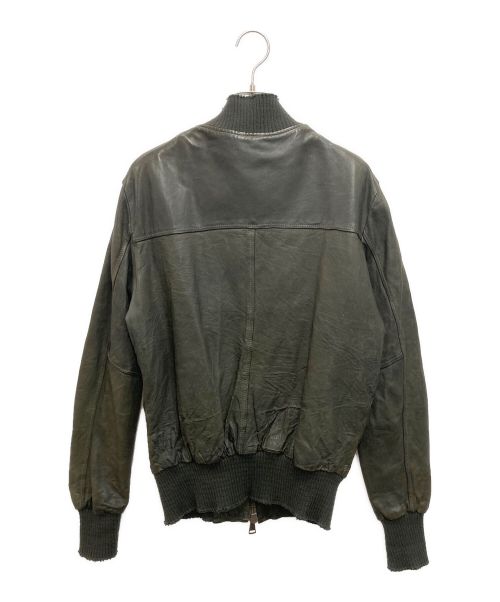 GIORGIO BRATO（ジョルジョブラッド）GIORGIO BRATO (ジョルジョブラッド) レザージャケット／GUYX002V/D グリーン サイズ:46の古着・服飾アイテム