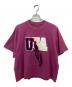 doublet（ダブレット）の古着「	DROP PATCH EMBROIDERY T-SHIRT」｜パープル