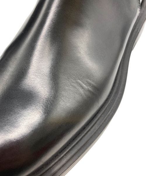 Ferragamo（フェラガモ）Ferragamo (フェラガモ) サイドジップスクエアブーツ ブラック サイズ:7の古着・服飾アイテム