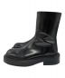 Ferragamo (フェラガモ) サイドジップスクエアブーツ ブラック サイズ:7：17000円