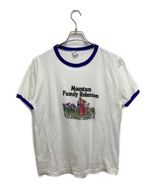 Champion（チャンピオン）Champion (チャンピオン) リンガーTシャツ ホワイト サイズ:Lの古着・服飾アイテム