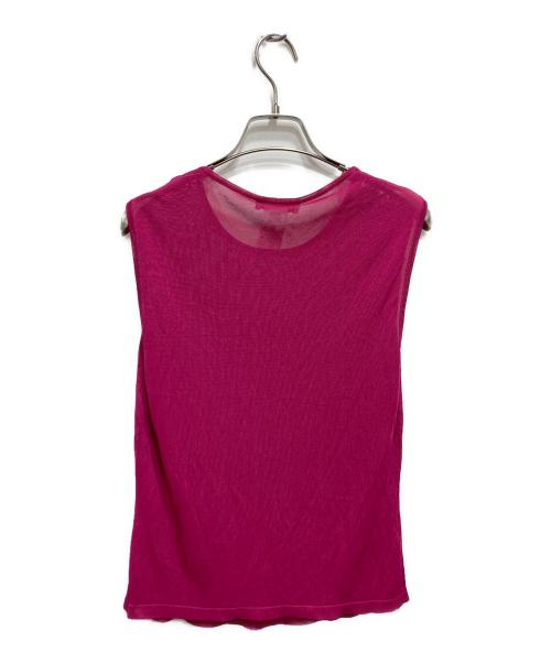 CELINE（セリーヌ）CELINE (セリーヌ) シースルーベスト ピンク サイズ:Mの古着・服飾アイテム