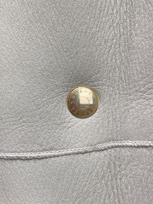 DRAWER（ドゥロワー）DRAWER (ドゥロワー) ムートンVネックコート ベージュ サイズ:36の古着・服飾アイテム