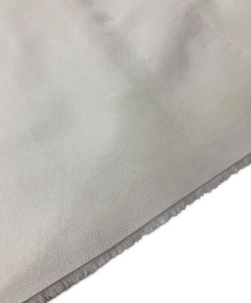 DRAWER（ドゥロワー）DRAWER (ドゥロワー) ムートンVネックコート ベージュ サイズ:36の古着・服飾アイテム