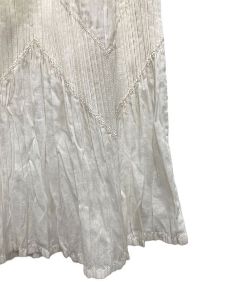 PLEATS PLEASE（プリーツプリーズ）PLEATS PLEASE (プリーツプリーズ) プリーツスカート ホワイト サイズ:Sの古着・服飾アイテム