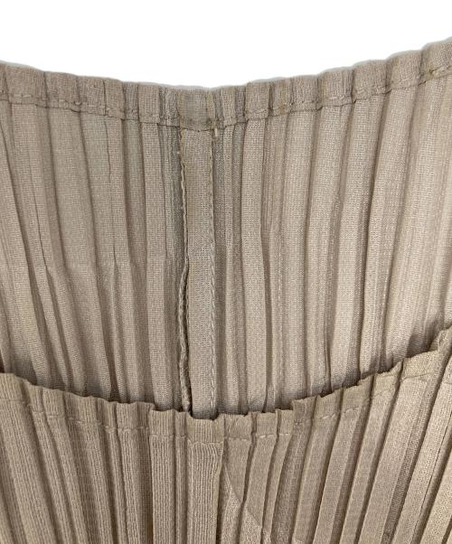 PLEATS PLEASE（プリーツプリーズ）PLEATS PLEASE (プリーツプリーズ) 総柄プリーツワンピース グレー サイズ:Mの古着・服飾アイテム