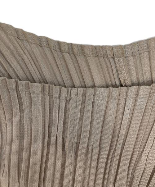 PLEATS PLEASE（プリーツプリーズ）PLEATS PLEASE (プリーツプリーズ) 総柄プリーツワンピース グレー サイズ:Mの古着・服飾アイテム