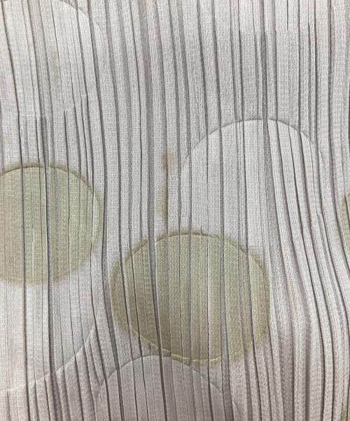 PLEATS PLEASE（プリーツプリーズ）PLEATS PLEASE (プリーツプリーズ) 総柄プリーツワンピース グレー サイズ:Mの古着・服飾アイテム