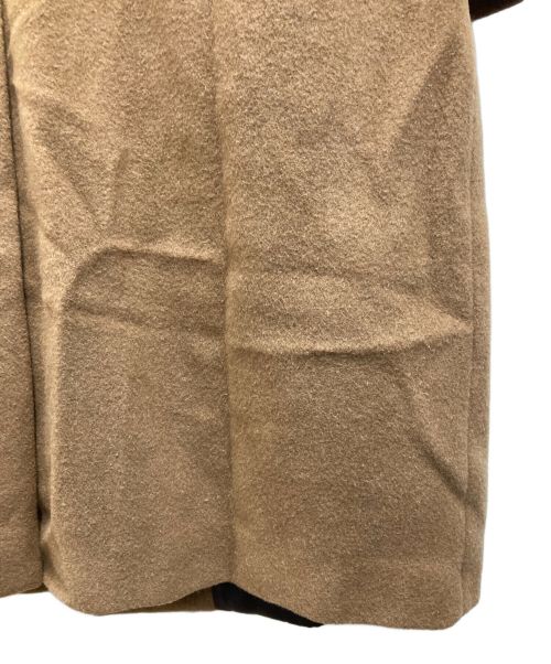 HEVO（イーヴォ）Hevo (イーヴォ) ベルテッドチェスターコート ブラウン サイズ:50の古着・服飾アイテム
