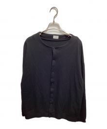 CAPERTICA（カペルチカ）の古着「COLINA SUPER140S WASHABLEWOOL CARDIGAN」｜ブラック