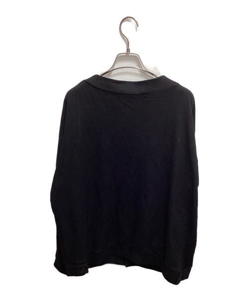 CAPERTICA（カペルチカ）CAPERTICA (カペルチカ) COLINA SUPER140S WASHABLEWOOL CARDIGAN ブラック サイズ:3の古着・服飾アイテム