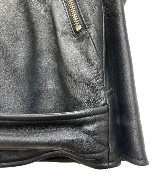 moussy（マウジー）moussy (マウジー) OVERSIZED RIDERS JACKET ブラック サイズ:FREEの古着・服飾アイテム