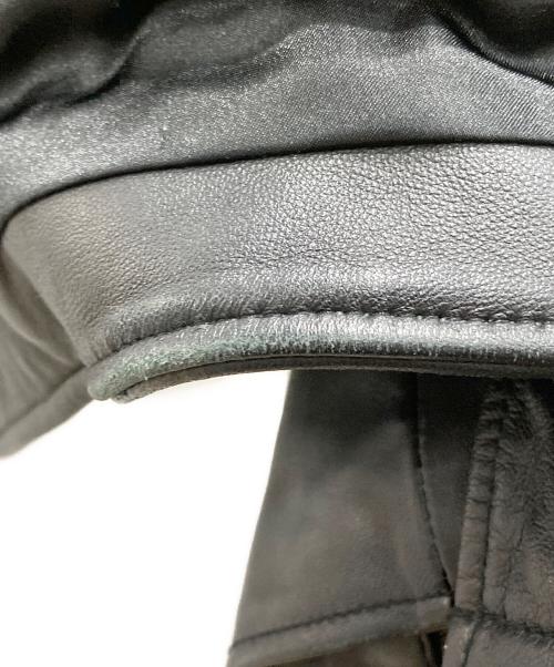 moussy（マウジー）moussy (マウジー) OVERSIZED RIDERS JACKET ブラック サイズ:FREEの古着・服飾アイテム