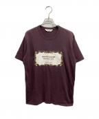beautiful peopleビューティフルピープル）の古着「suvin MVS big name enb T-shirt」｜ボルドー
