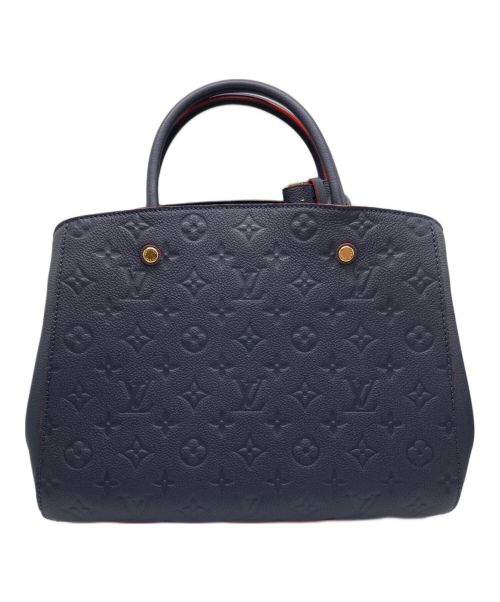 LOUIS VUITTON（ルイ ヴィトン）LOUIS VUITTON (ルイ ヴィトン) モノグラム アンプラント モンテーニュ MM／ハンドバッグ ネイビーの古着・服飾アイテム