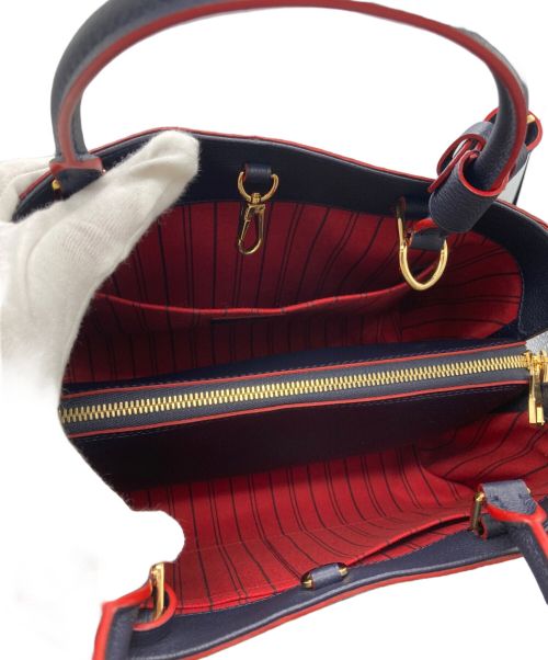 LOUIS VUITTON（ルイ ヴィトン）LOUIS VUITTON (ルイ ヴィトン) モノグラム アンプラント モンテーニュ MM／ハンドバッグ ネイビーの古着・服飾アイテム