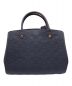 LOUIS VUITTON (ルイ ヴィトン) モノグラム アンプラント モンテーニュ MM／ハンドバッグ ネイビー：184000円