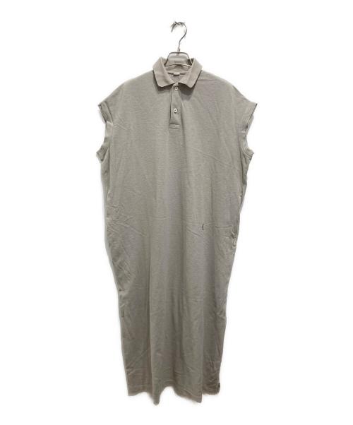 45R（フォーティファイブ・アール）45R (フォーティファイブ・アール) ジンバカノコの33色ポロドレス グレー サイズ:FREEの古着・服飾アイテム