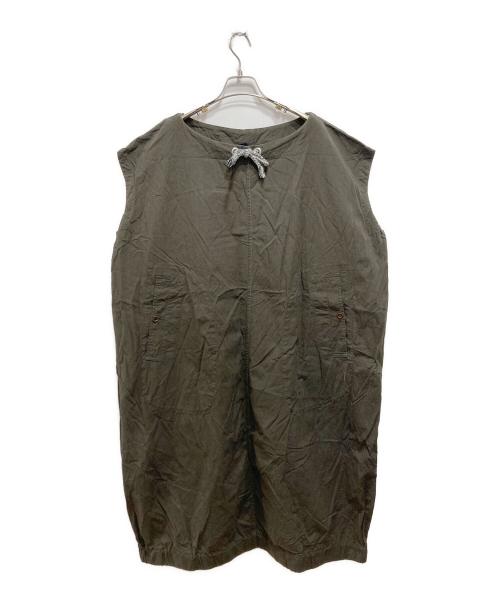 45R（フォーティファイブ・アール）45R (フォーティファイブ・アール) より杢平のオンザビーチドレス ブラウン サイズ:FREEの古着・服飾アイテム