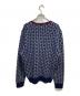 BROOKS BROTHERS (ブルックスブラザーズ) 柄ニット ネイビー サイズ:Ⅿ：6000円