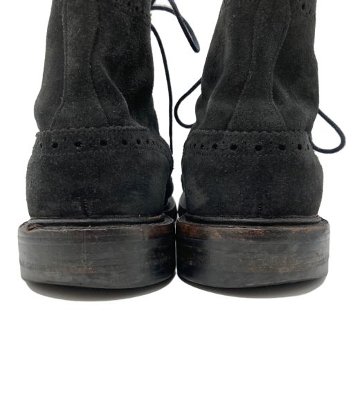 Tricker's（トリッカーズ）Tricker's (トリッカーズ) スエードカントリーブーツ ブラック サイズ:9.5の古着・服飾アイテム