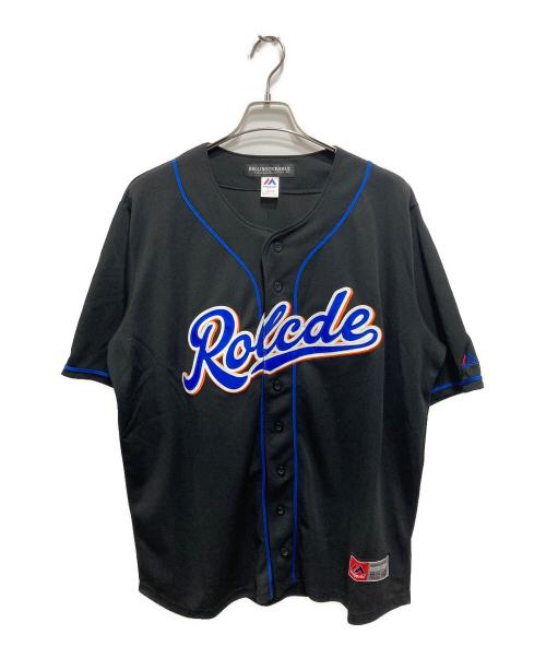 ROLLING CRADLE（ローリングクレイドル）ROLLING CRADLE (ローリングクレイドル) Majestic (マジェスティック) BASEBALL SHIRT ブラック サイズ:Lの古着・服飾アイテム