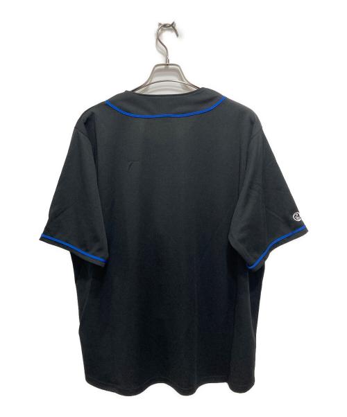 ROLLING CRADLE（ローリングクレイドル）ROLLING CRADLE (ローリングクレイドル) Majestic (マジェスティック) BASEBALL SHIRT ブラック サイズ:Lの古着・服飾アイテム