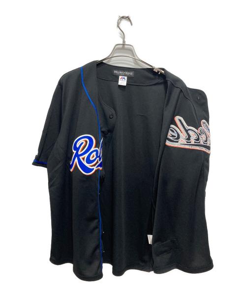 ROLLING CRADLE（ローリングクレイドル）ROLLING CRADLE (ローリングクレイドル) Majestic (マジェスティック) BASEBALL SHIRT ブラック サイズ:Lの古着・服飾アイテム