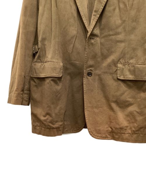 YOHJI YAMAMOTO（ヨウジヤマモト）YOHJI YAMAMOTO (ヨウジヤマモト) テーラードジャケット ブラウン サイズ:Mの古着・服飾アイテム