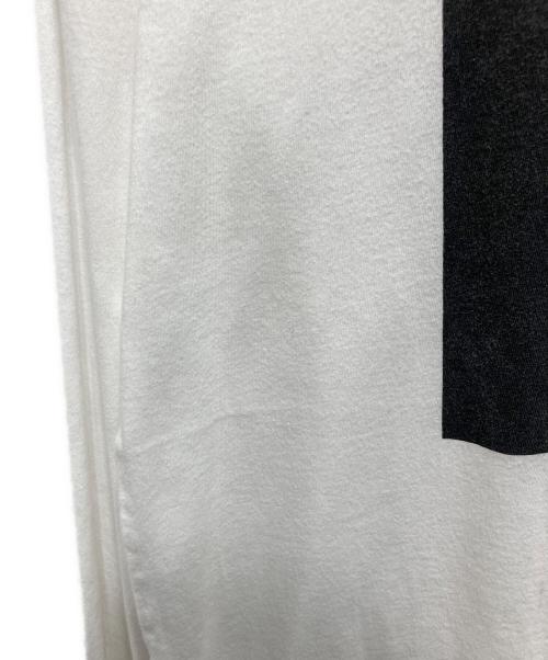 yohji yamamoto+noir（ヨウジヤマモトプリュスノアール）yohji yamamoto+noir (ヨウジヤマモトプリュスノアール) ロングスリーブカットソー ホワイト サイズ:2の古着・服飾アイテム