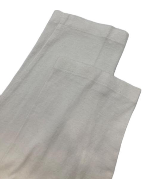 yohji yamamoto+noir（ヨウジヤマモトプリュスノアール）yohji yamamoto+noir (ヨウジヤマモトプリュスノアール) ロングスリーブカットソー ホワイト サイズ:2の古着・服飾アイテム