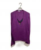 DIESELディーゼル）の古着「チャームニット」｜パープル