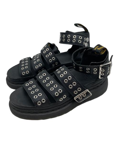 Dr.Martens（ドクターマーチン）Dr.Martens (ドクターマーチン) CLARISSA II HDW サンダル／クラリッサ スタッズベルトサンダル ブラック サイズ:UK4の古着・服飾アイテム