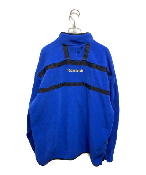REEBOK（リーボック）REEBOK (リーボック) フリースジャケット ブルー サイズ:Ⅼの古着・服飾アイテム