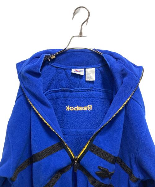 REEBOK（リーボック）REEBOK (リーボック) フリースジャケット ブルー サイズ:Ⅼの古着・服飾アイテム