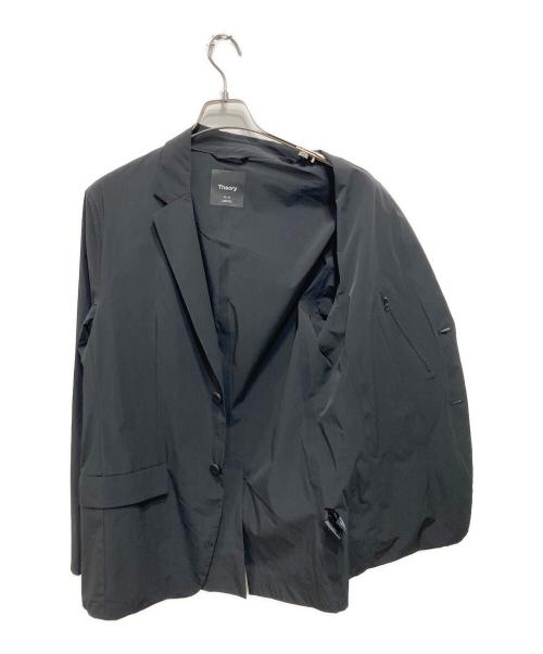 theory（セオリー）theory (セオリー) ナイロンテーラードジャケット ネイビー サイズ:Mの古着・服飾アイテム