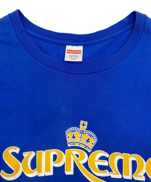 SUPREME（シュプリーム）SUPREME (シュプリーム) Crown Tee ブルー サイズ:XXLの古着・服飾アイテム