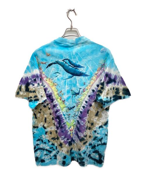 LIQUID BLUE（リキッドブルー）LIQUID BLUE (リキッドブルー) 90’SデザインTシャツ ブルー サイズ:Lの古着・服飾アイテム