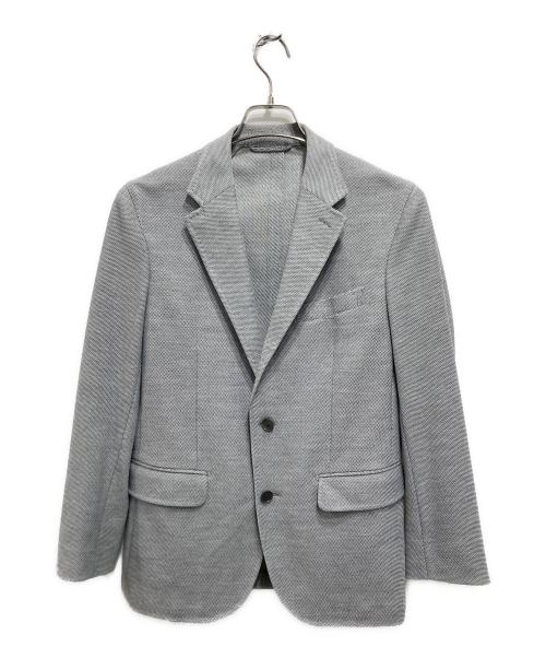 UNIVERSAL LANGUAGE（ユニバーサルランゲージ）UNIVERSAL LANGUAGE (ユニバーサルランゲージ) ラミーブレンド ジャージージャケット グレー サイズ:Sの古着・服飾アイテム