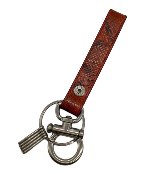 HENDER SCHEME（エンダースキーマ）HENDER SCHEME (エンダースキーマ) key flock／キーリング／パイソン柄 ブラウンの古着・服飾アイテム