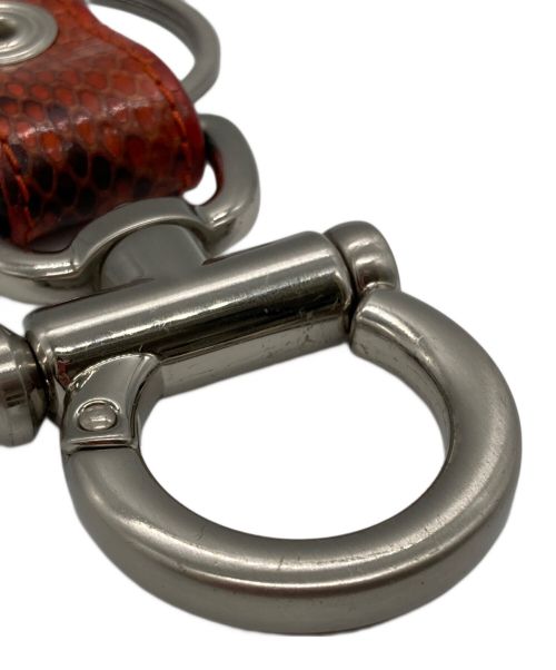 HENDER SCHEME（エンダースキーマ）HENDER SCHEME (エンダースキーマ) key flock／キーリング／パイソン柄 ブラウンの古着・服飾アイテム